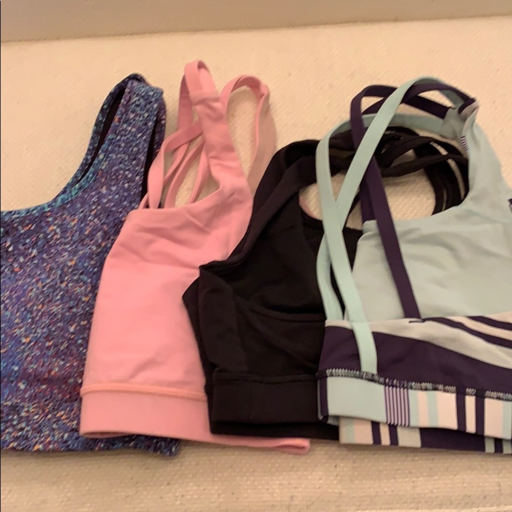 LuluLemon size 8 sports bra bundle